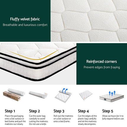 22cm Giselle Mattress Double Size