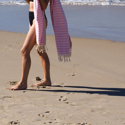 PORTSEA TURKISH COTTON TOWEL - BLUSH