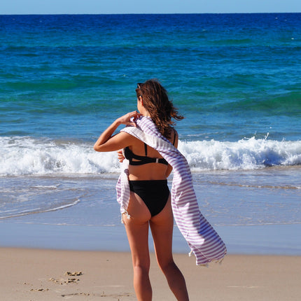 PORTSEA TURKISH COTTON TOWEL - LILAC