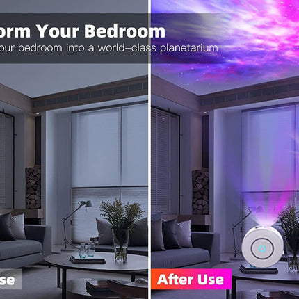 Star Projector Galaxy Light Bedroom connected with Alexa and Google Home