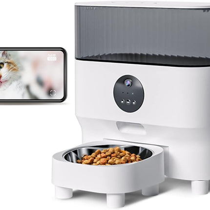 Automatic Pet Feeder with WiFi App and Control Timed Meals