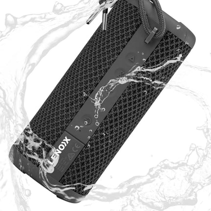 IPX7 Waterproof & Portable Bluetooth Speaker (Black) 10W, 360 Audio