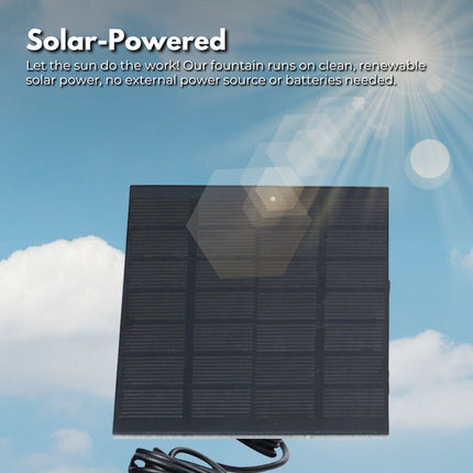 NOVEDEN Solar Water Fountain NE-SWF-100-SY
