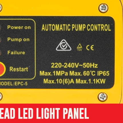 HydroActive Adjustable Pressure Switch Electric Electronic Automatic Water Pump Controller