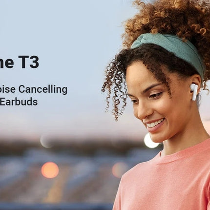 UGREEN 90206 HiTune T3 Active Noise-Cancelling Wireless Earbuds (White)