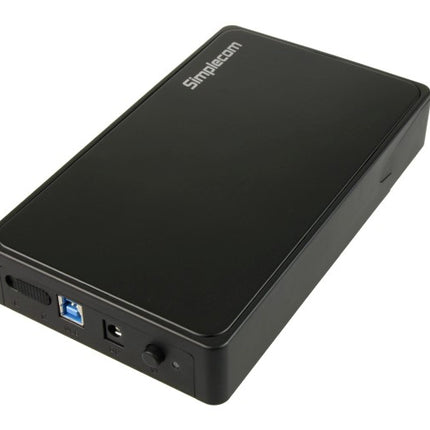 Simplecom SE325 Tool Free 3.5" SATA HDD to USB 3.0 Hard Drive Enclosure Black
