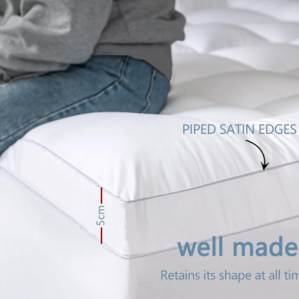 Luxurious Extra Thick 1000GSM Mattress Topper-Queen size