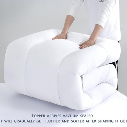 Luxurious Extra Thick 1000GSM Mattress Topper-King Single size