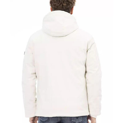 Baldinini Trend Men's White Polyester Jacket - L