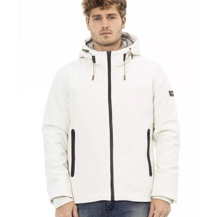 Baldinini Trend Men's White Polyester Jacket - XL