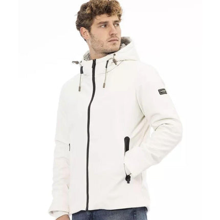 Baldinini Trend Men's White Polyester Jacket - XL
