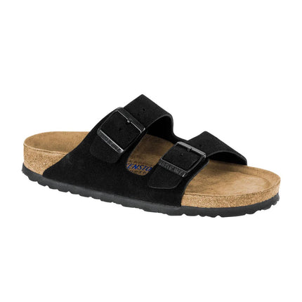 Birkenstock Adjustable Strap Cork Sandals with Deep Heel Cup & Arch Support in Black - 36 EU