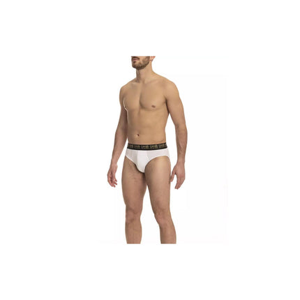 Cavalli Class Men's White Cotton Underwear - M