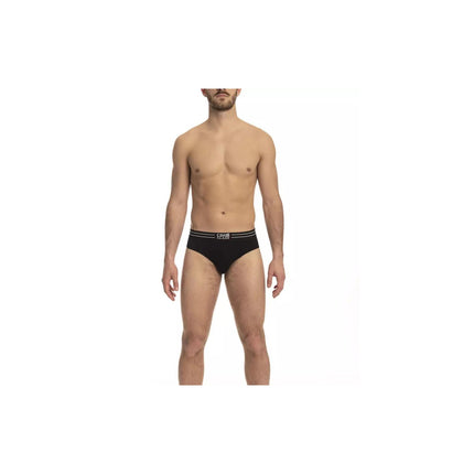 Cavalli Class Men's Black Cotton Underwear - 2XL