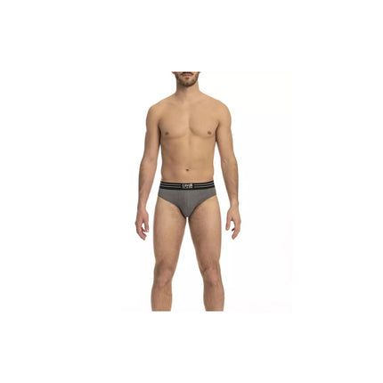 Cavalli Class Men's Gray Cotton Underwear - L