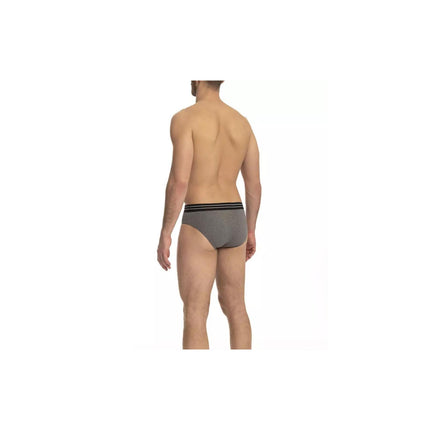 Cavalli Class Men's Gray Cotton Underwear - M