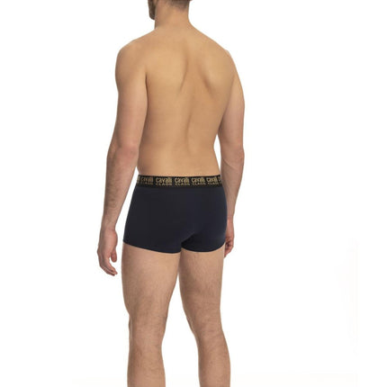 Cavalli Class Men's Blue Cotton Underwear - 2XL