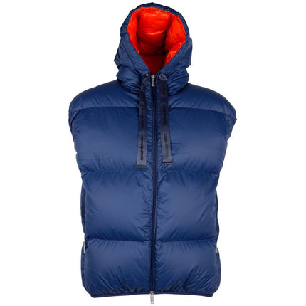 Centogrammi Men's Blue Nylon Vest - L