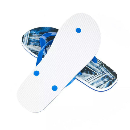 Just Cavalli Men's Light Blue EVA Sandal - 43 EU