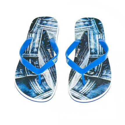 Just Cavalli Men's Light Blue EVA Sandal - 46 EU
