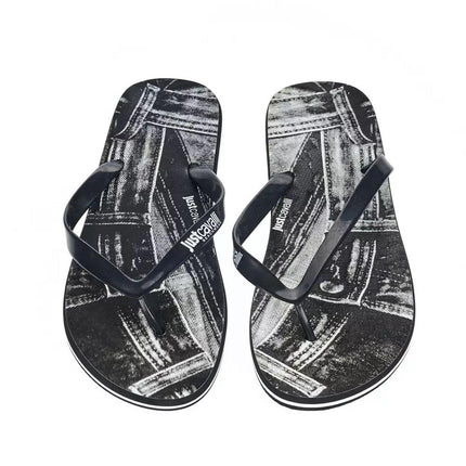 Just Cavalli Men's Black EVA Sandal - 43 EU