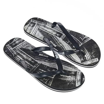 Just Cavalli Men's Black EVA Sandal - 44 EU