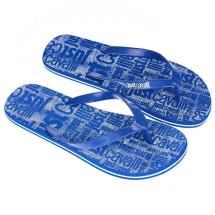 Just Cavalli Men's Light Blue EVA Sandal - 43 EU