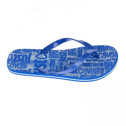 Just Cavalli Men's Light Blue EVA Sandal - 44 EU