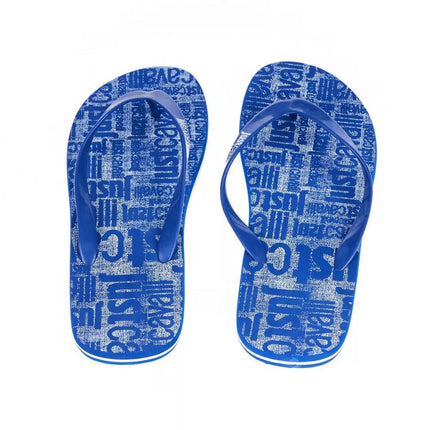 Just Cavalli Men's Light Blue EVA Sandal - 45 EU