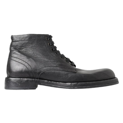 Dolce & Gabbana Mens Lace Up Boots 44 EU Men