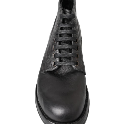 Dolce & Gabbana Mens Lace Up Boots 44 EU Men