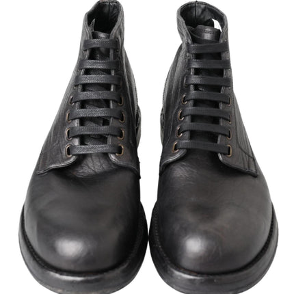 Dolce & Gabbana Mens Lace Up Boots 45 EU Men