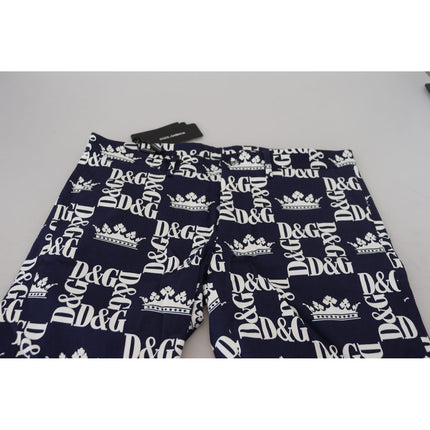 Casual Chinos Shorts with Logo Crown Print 46 IT Men