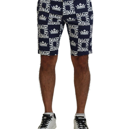 Casual Chinos Shorts with Logo Crown Print 48 IT Men