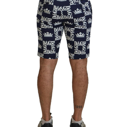 Casual Chinos Shorts with Logo Crown Print 50 IT Men