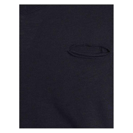 Yes Zee Men's Blue Cotton T-Shirt - S