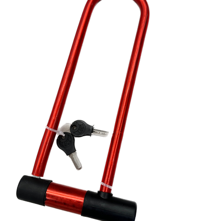 Bicycle Hardware U Lock Heavy Duty Keyed Bike Long - Assorted Colours