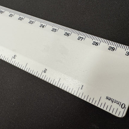 Bio Ruler 30cm Eco Friendly Biodegradable Corn Starch School Office - White