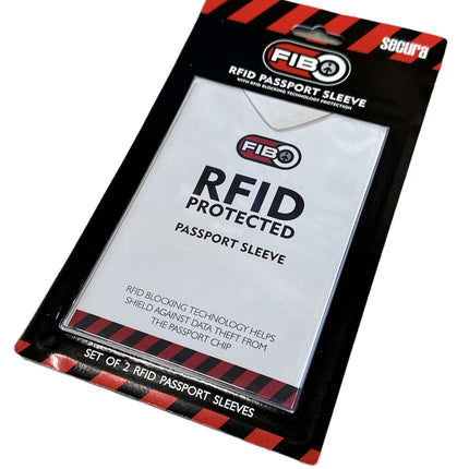 RFID Blocking Sleeve Secure Passport ID Protector Anti Thief Scan - White