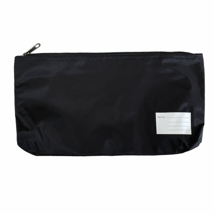 Large Capacity School Stationery Pen Pencil Case Bag - Black