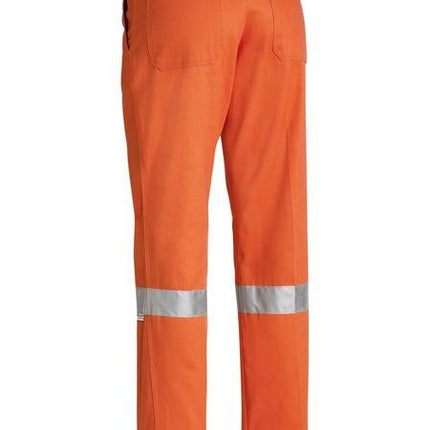 Bisley 3M Taped Original Work Pants Trousers - Orange - 87 Regular
