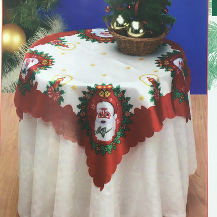 CHRISTMAS TABLE CLOTH Xmas Party 80cm x 80cm