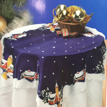 CHRISTMAS TABLE CLOTH Xmas Party 80cm x 80cm