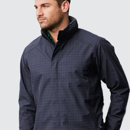 Mens Quantum Windproof Jacket Coat Winter Blazer with Hood - Graphite - 5XL