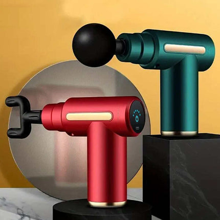 4 Speed Massage Gun 4 Heads Muscle Massage Chargeable Handheld Deep Tissue