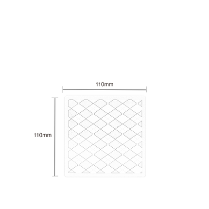 Cassette Checkboard Coaster white