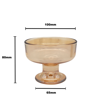 Authur Dessert Glass Bowl - 200ml brown