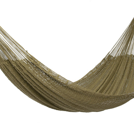 Outdoor undercover cotton Mayan Legacy hammock King size Cedar