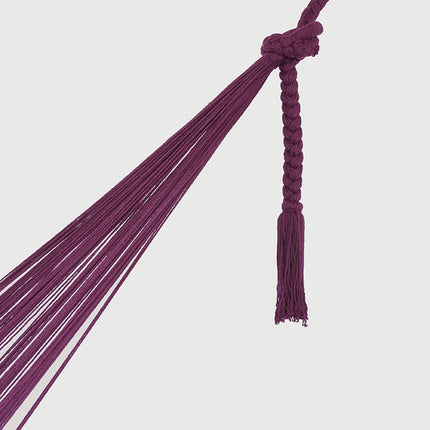 Outdoor undercover cotton Mayan Legacy hammock King size Maroon